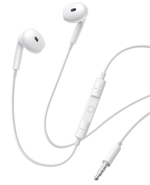 Miniatura produktu: Słuchawki przewodowe Baseus Encok HZ19 z mini jack douszne - białe