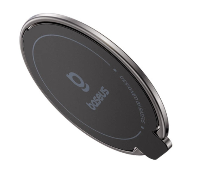 Ring magnetyczny Baseus MagPro II z funkcją podstawki - tytanowy