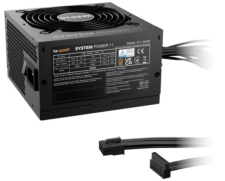 Zdjęcie produktu: Zasilacz be quiet! System Power 11 550W (BP010EU)