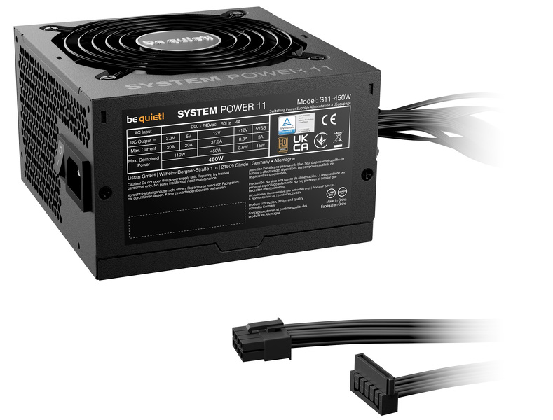 Zdjęcie produktu: Zasilacz be quiet! System Power 11 450W (BP009EU)