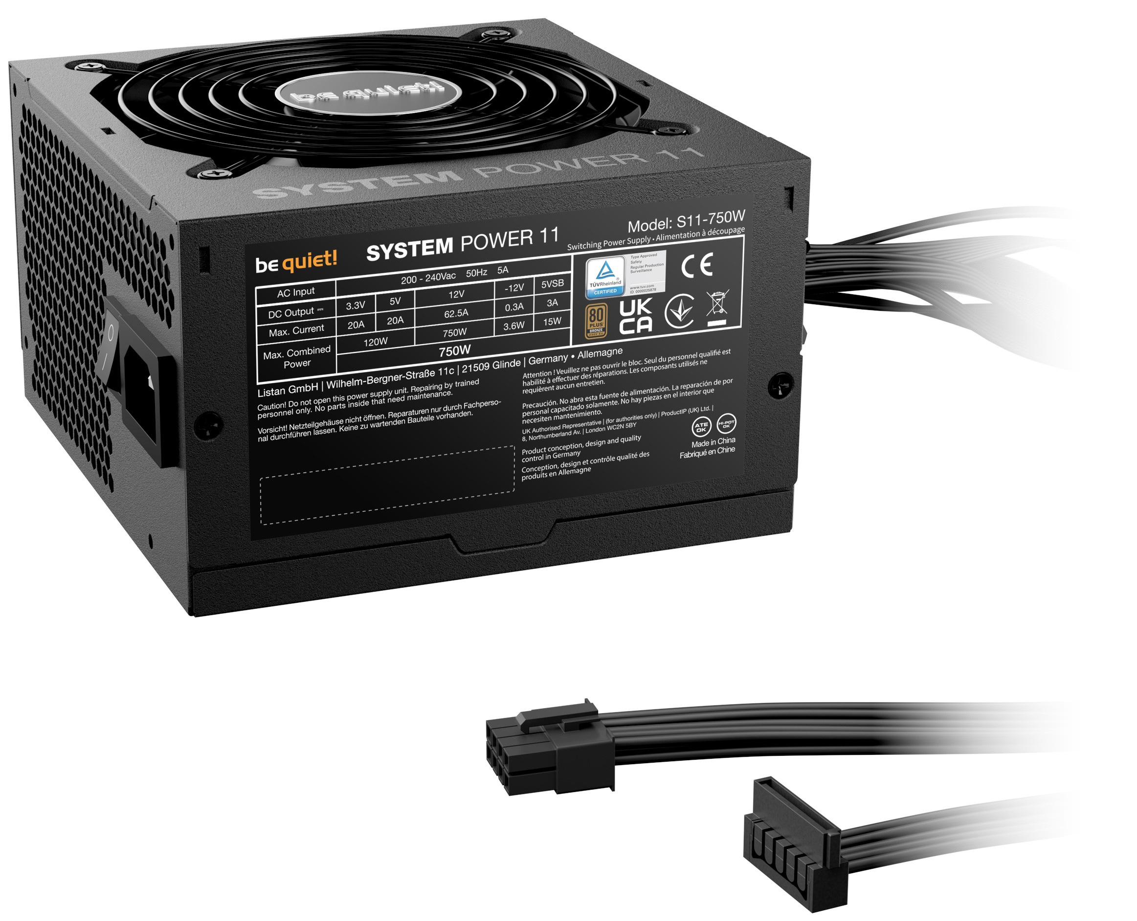 Zasilacz be quiet! System Power 11 750W (BP012EU)