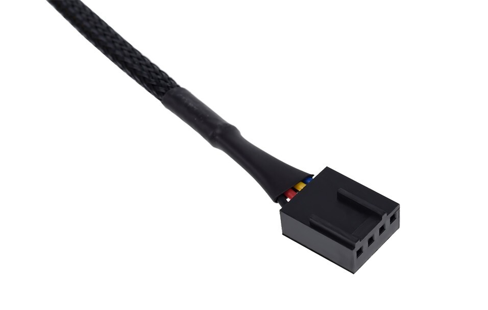 Gelid przedłużacz 4pin PWM 60cm czarny (CA-PWM-08) Gelid przedłużacz 4pin PWM 60cm czarny (CA-PWM-08)