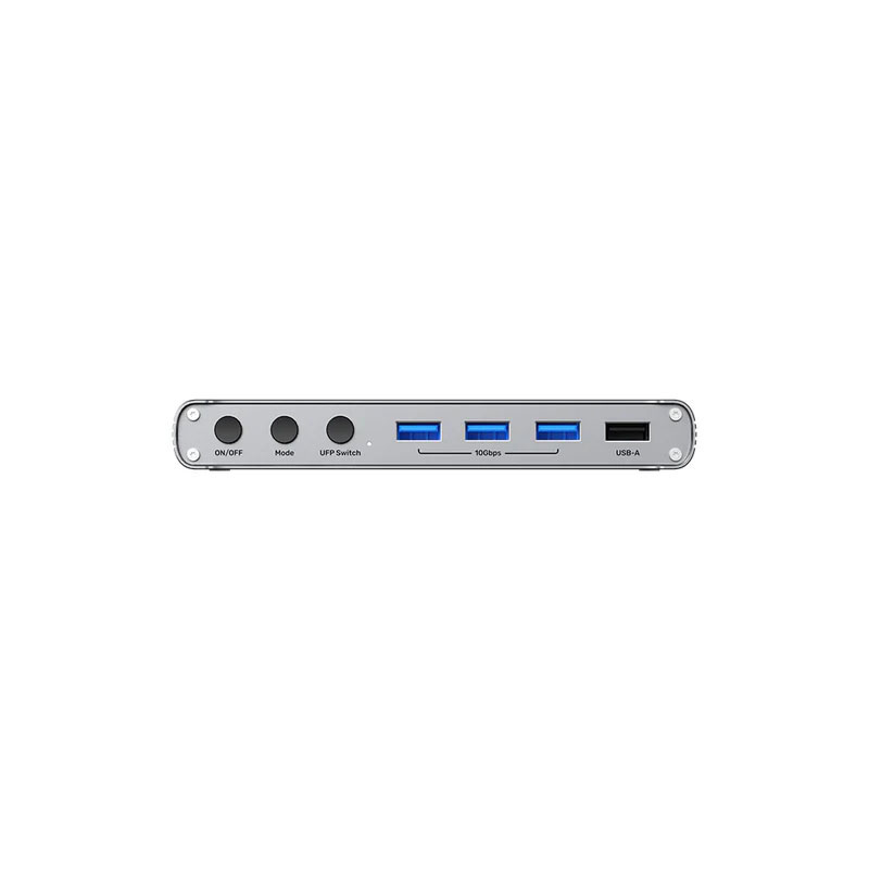 Przełącznik KVM Unitek USB-C 10Gbps z HDMI i transferem plików między systemami