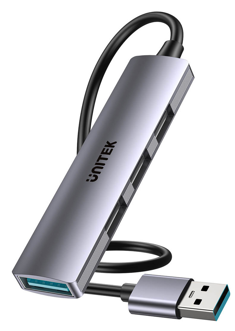 HUB Unitek USB-A to 4-Port Hub(USB-A 80Mbps*3+USB-A 5Gbps*1)