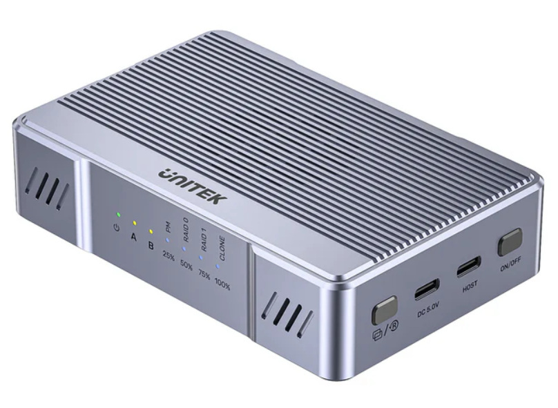 Obudowa zewnętrzna na dysk 2x SSD M.2 (PCIe/NVMe) Unitek 20 Gb/s , / RAID 0/1 + klonowanie