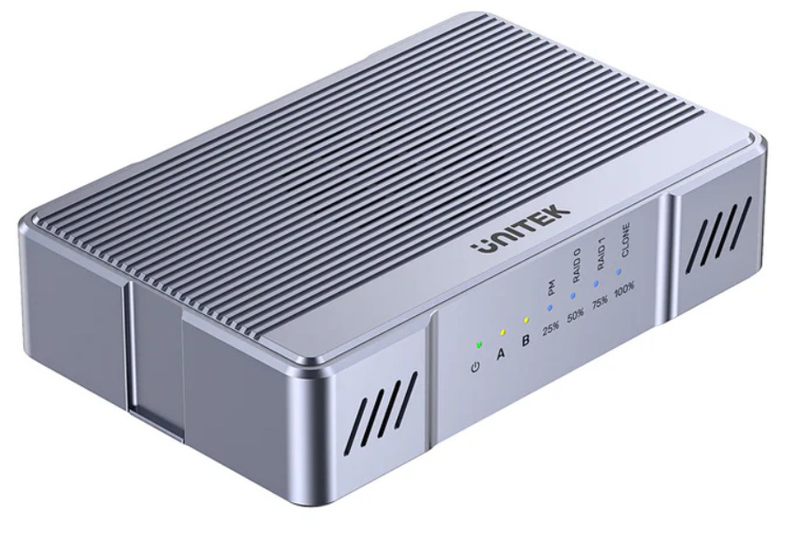 Zdjęcie produktu: Obudowa zewnętrzna na dysk 2x SSD M.2 (PCIe/NVMe) Unitek 20 Gb/s , / RAID 0/1 + klonowanie