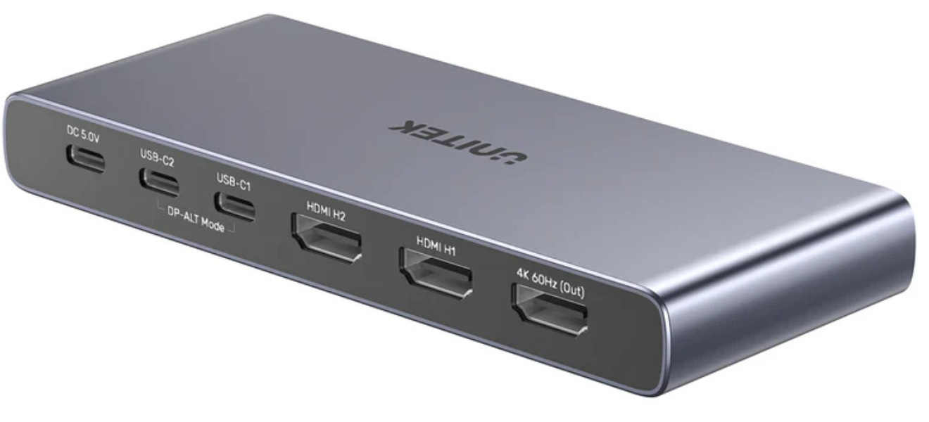 Zdjęcie produktu: Przełącznik 4K HDMI/USB-C 4 out i 1 in Unitek