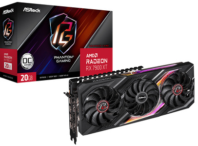 Miniatura produktu: ASRock Radeon RX 7900 XT Phantom 20GB PCI-E GDDR6 (RX7900XT PG 20GO) egzemplarz ze zwrotu