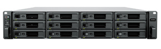 Serwer plików Synology SA3400D 2U 12-bay, Intel Xeon D-1541 8-core 2.1GHz; 8 GB DDR4 ECC UDIMM, 1x10GbE, 2xGbE