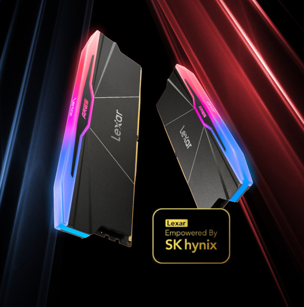 Zdjęcie produktu: Pamięć Lexar ARES RGB DDR5 32GB (2x16GB) 6000MHz CL26 LD5U16G60C26BR-RGD