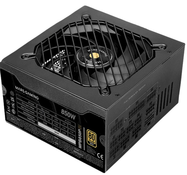 Zdjęcie produktu: Zasilacz do komputera Tacens Mars MPB850PSI Gold 850W ATX 3.1 PCIe 5.1
