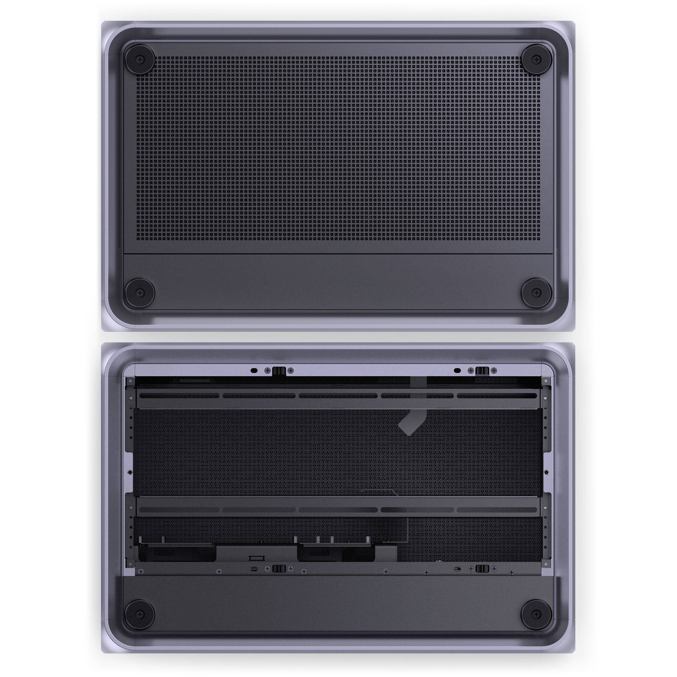 Obudowa Jonsplus BO400 Gunmetal Grey, hartowane szkło, szara