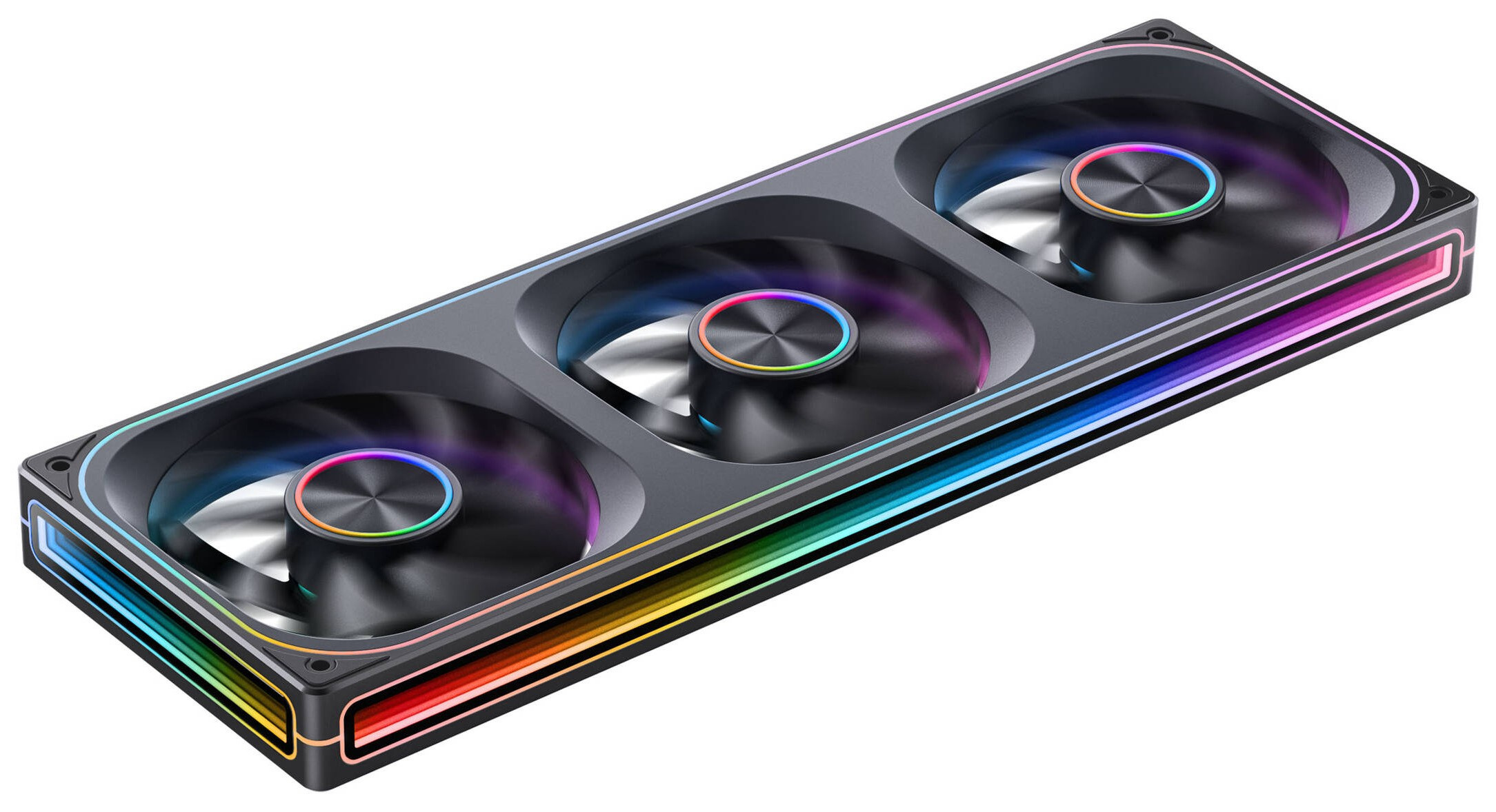 Wentylatory Jonsbo ZA-360 PWM ARGB czarny (3x120mm - 360mm)