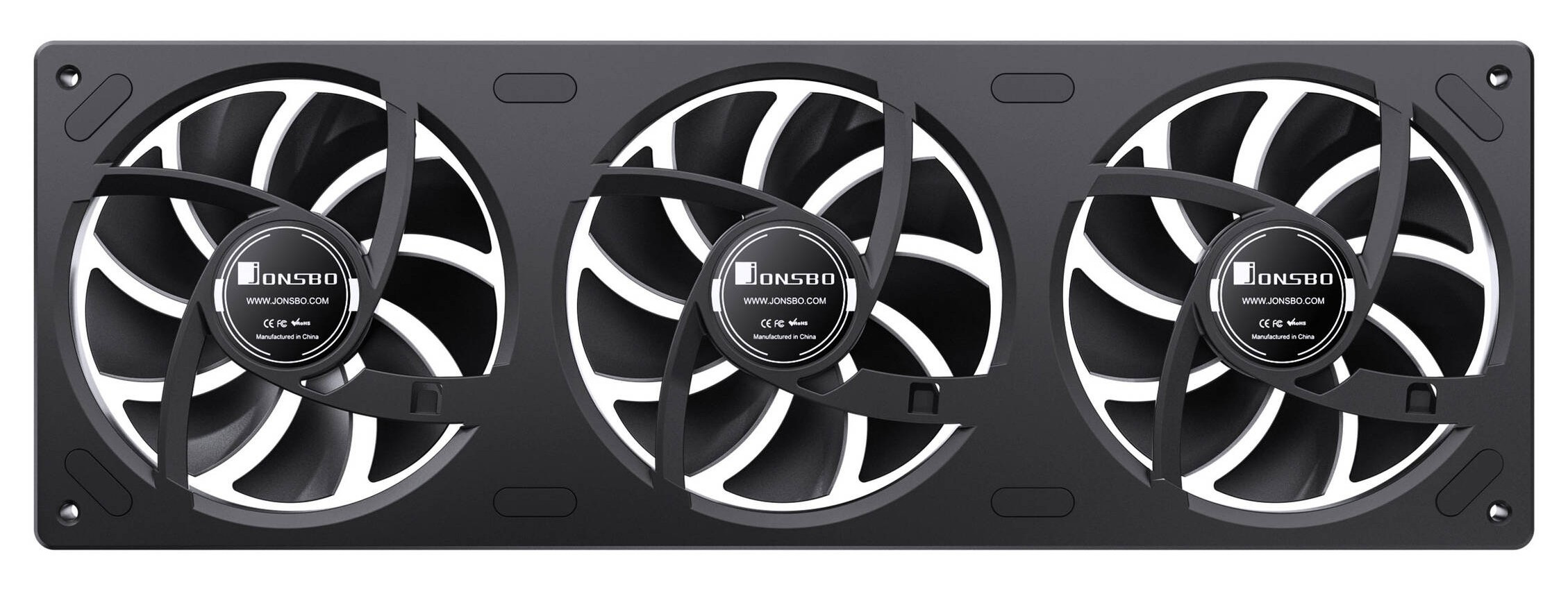 Wentylatory Jonsbo ZA-360 PWM ARGB czarny (3x120mm - 360mm)