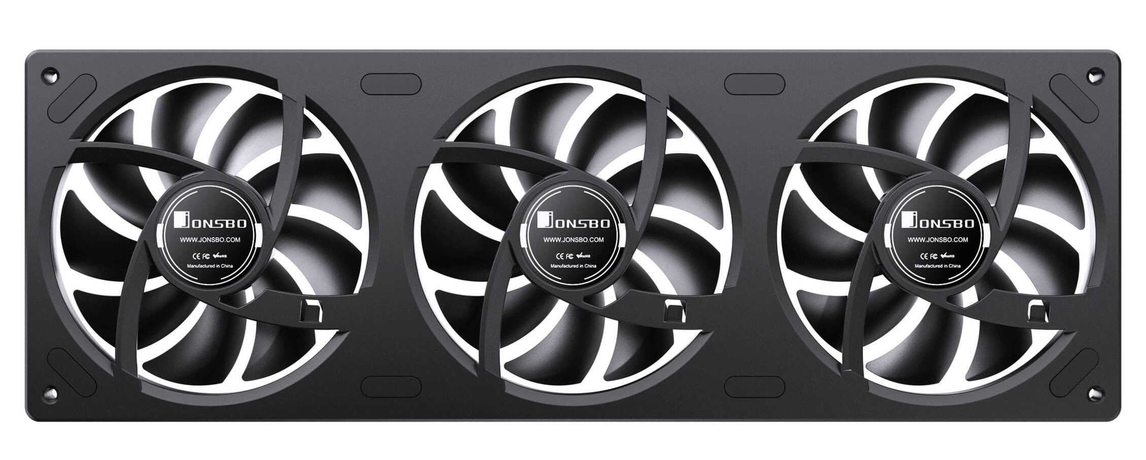 Wentylatory Jonsbo ZA-360 Reverse Blade PWM ARGB czarny (3x120mm - 360mm)
