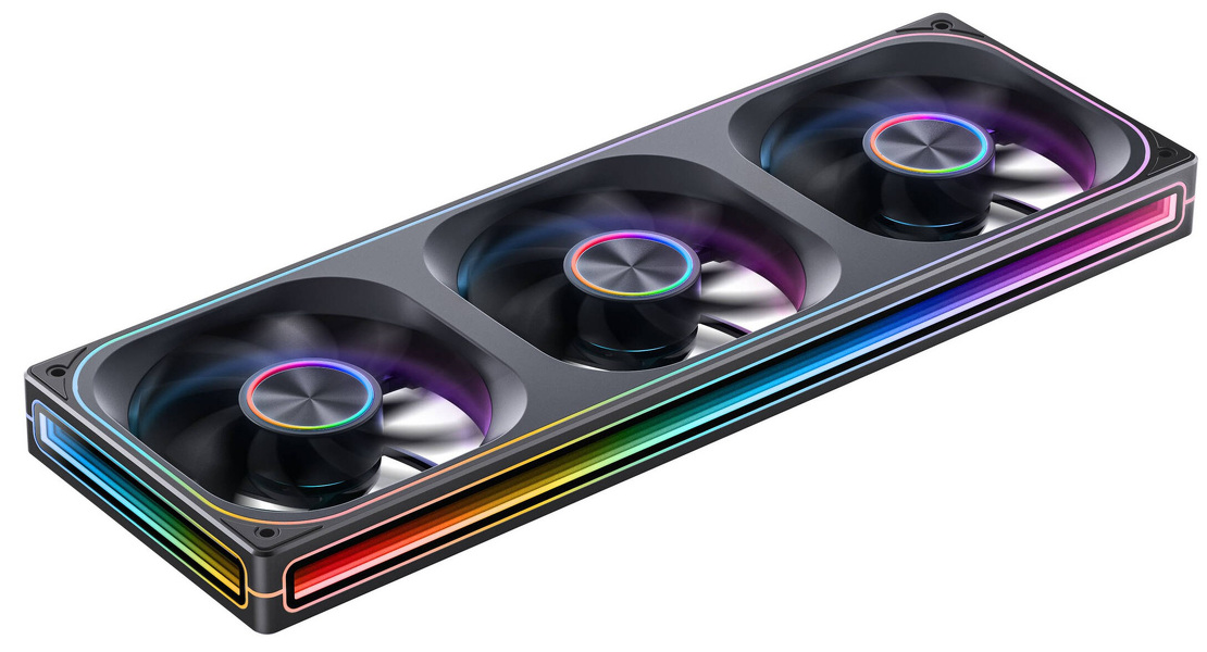 Zdjęcie produktu: Wentylatory Jonsbo ZA-360 Reverse Blade PWM ARGB czarny (3x120mm - 360mm)