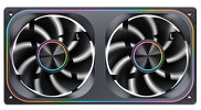 Wentylatory Jonsbo ZA-240 Black Reverse Blade PWM ARGB (2x120mm - 240mm)