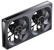 Miniatura zdjęcia: Wentylatory Jonsbo ZA-240 Reverse Blade PWM ARGB czarny (2x120mm - 240mm)