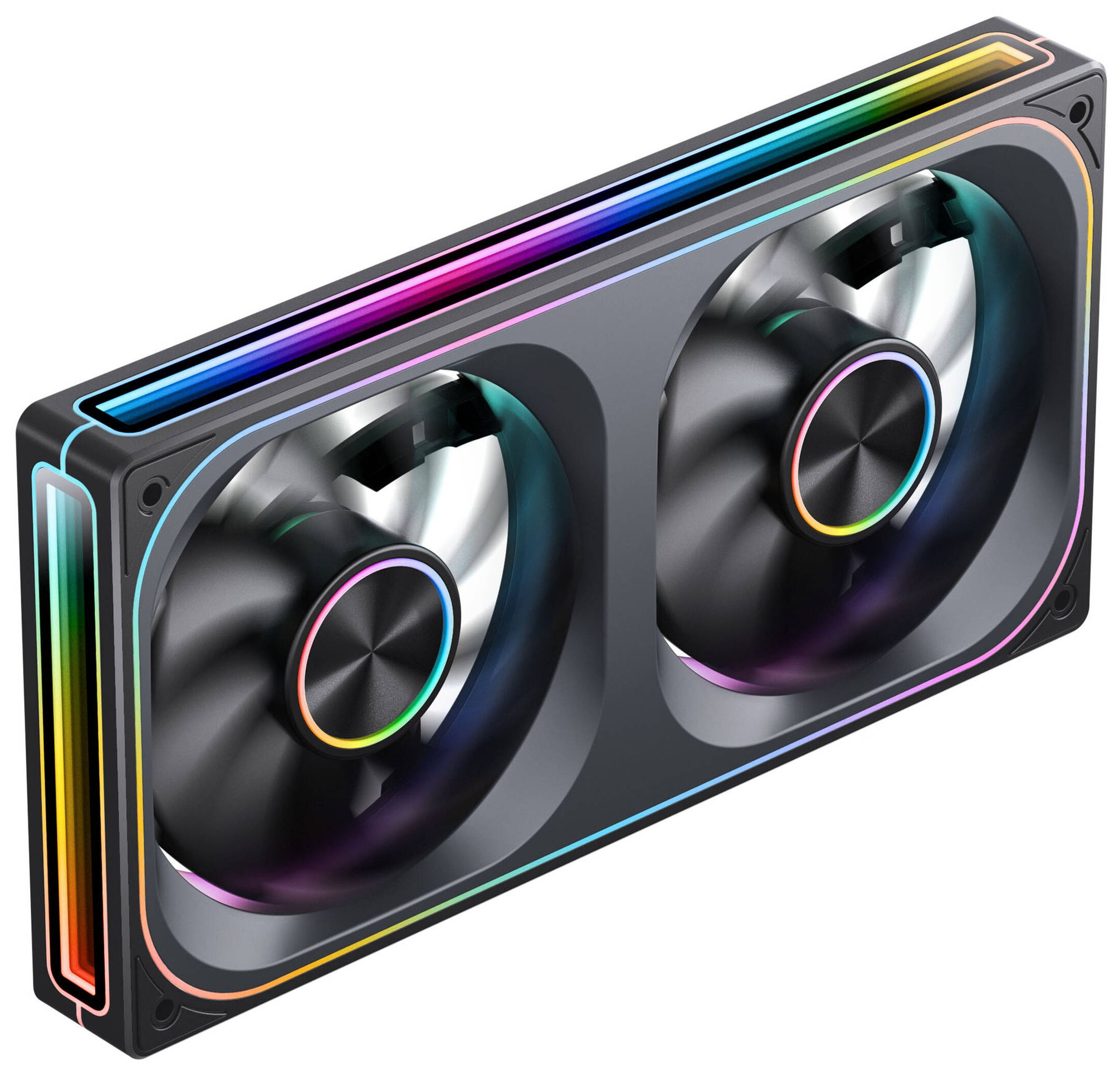 Wentylatory Jonsbo ZA-240 PWM ARGB czarny (2x120mm - 240mm)