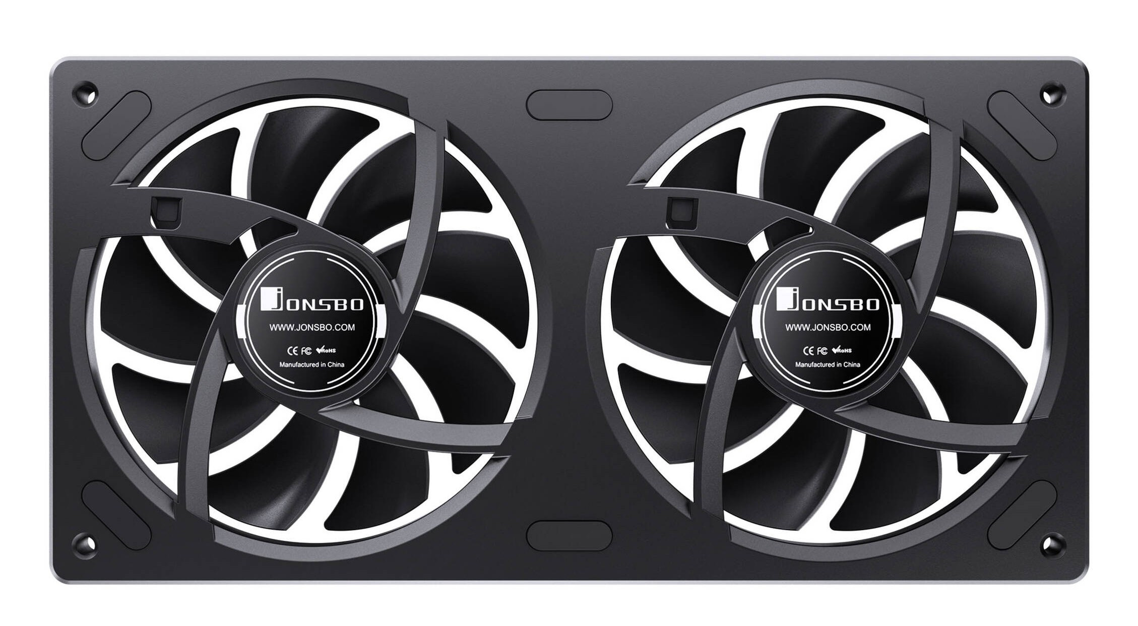 Wentylatory Jonsbo ZA-240 PWM ARGB czarny (2x120mm - 240mm)