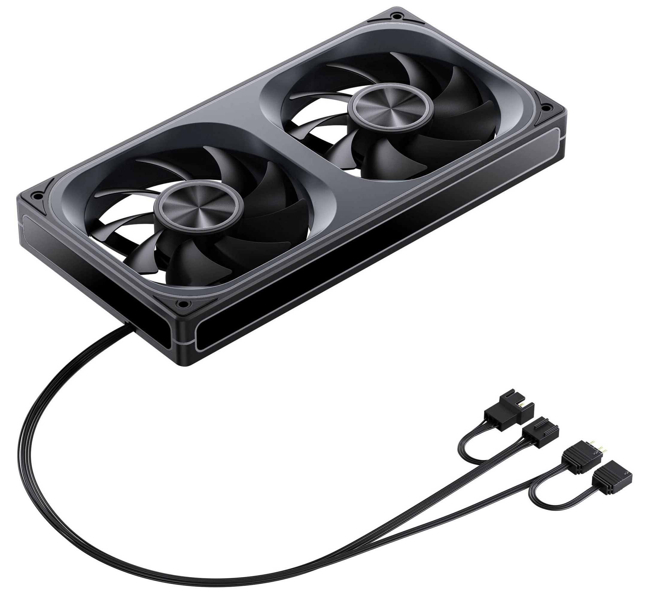 Wentylatory Jonsbo ZA-240 PWM ARGB czarny (2x120mm - 240mm)