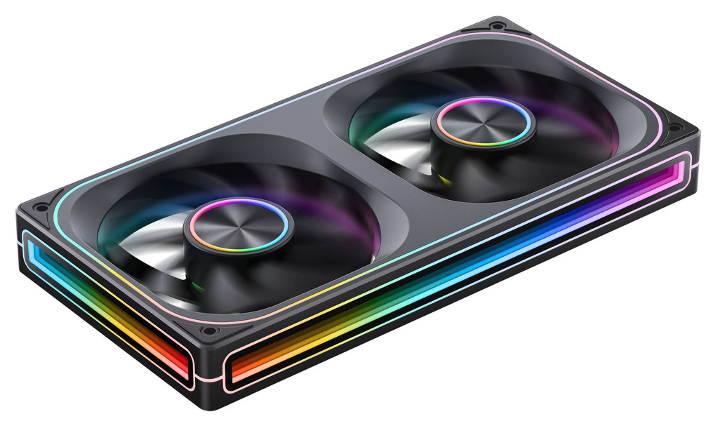 Zdjęcie produktu: Wentylatory Jonsbo ZA-240 PWM ARGB czarny (2x120mm - 240mm)