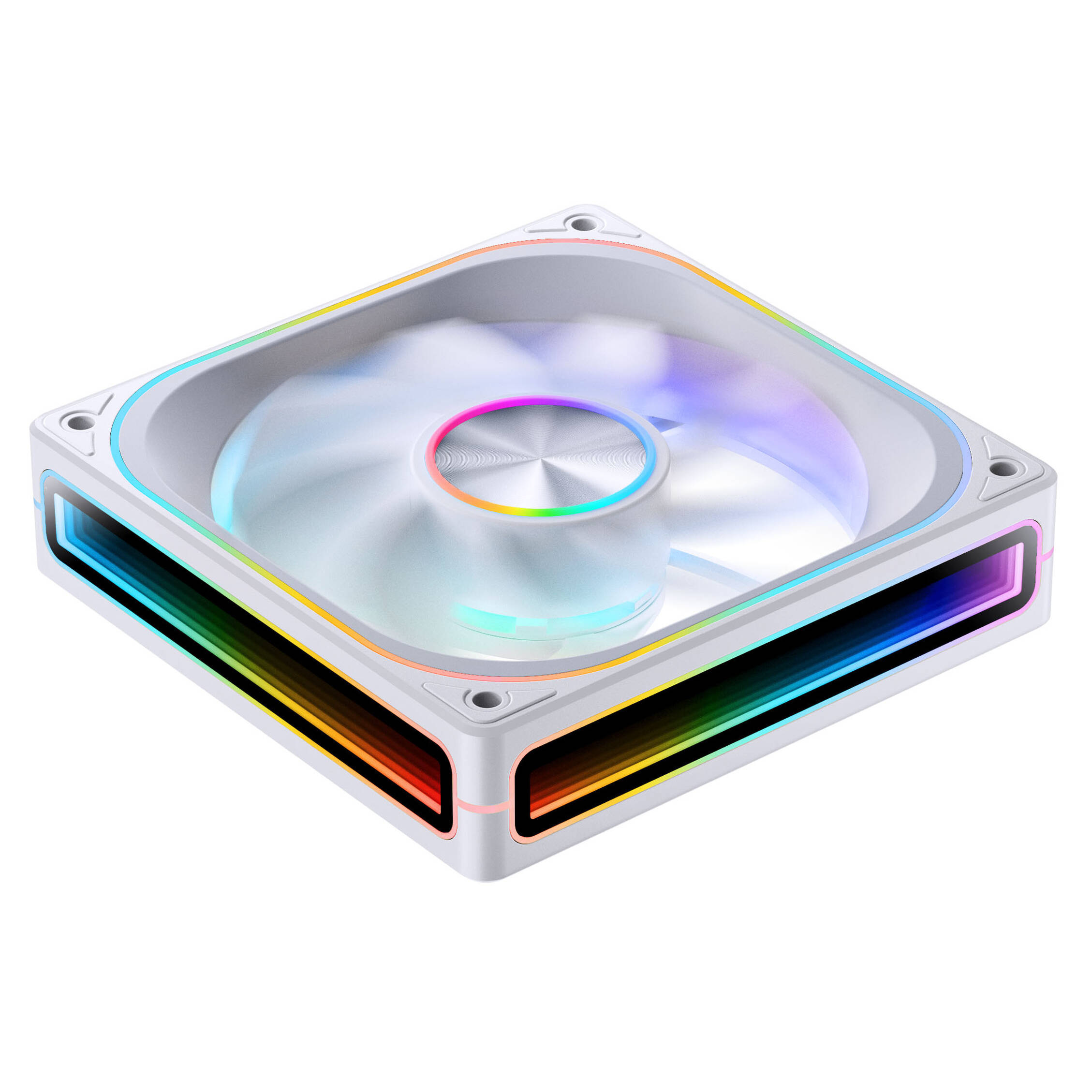 Wentylator Jonsbo ZA-120 Reverse Blade PWM ARGB biały