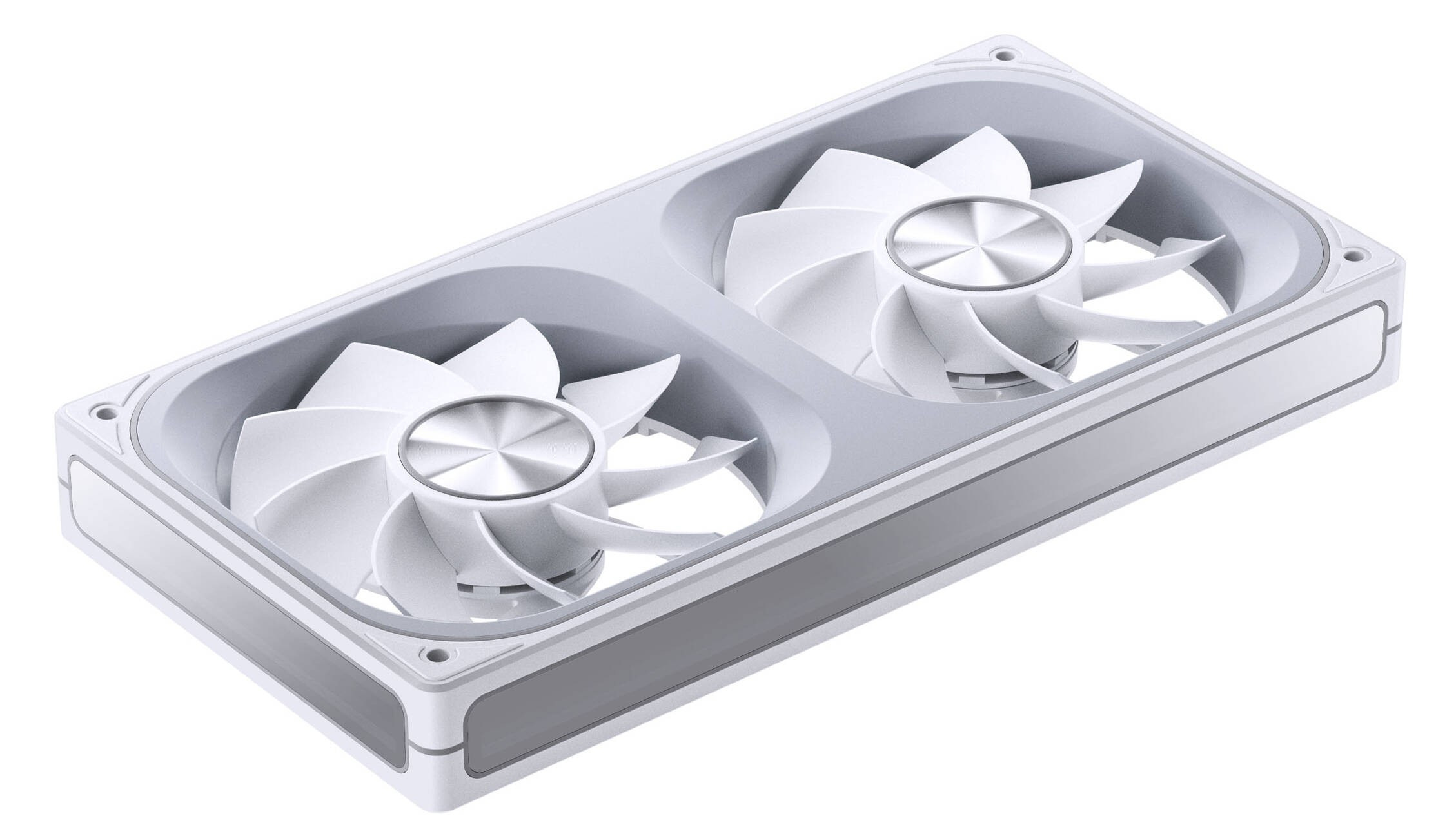 Wentylatory Jonsbo ZA-240 Reverse Blade PWM ARGB biały (2x120mm - 240mm)