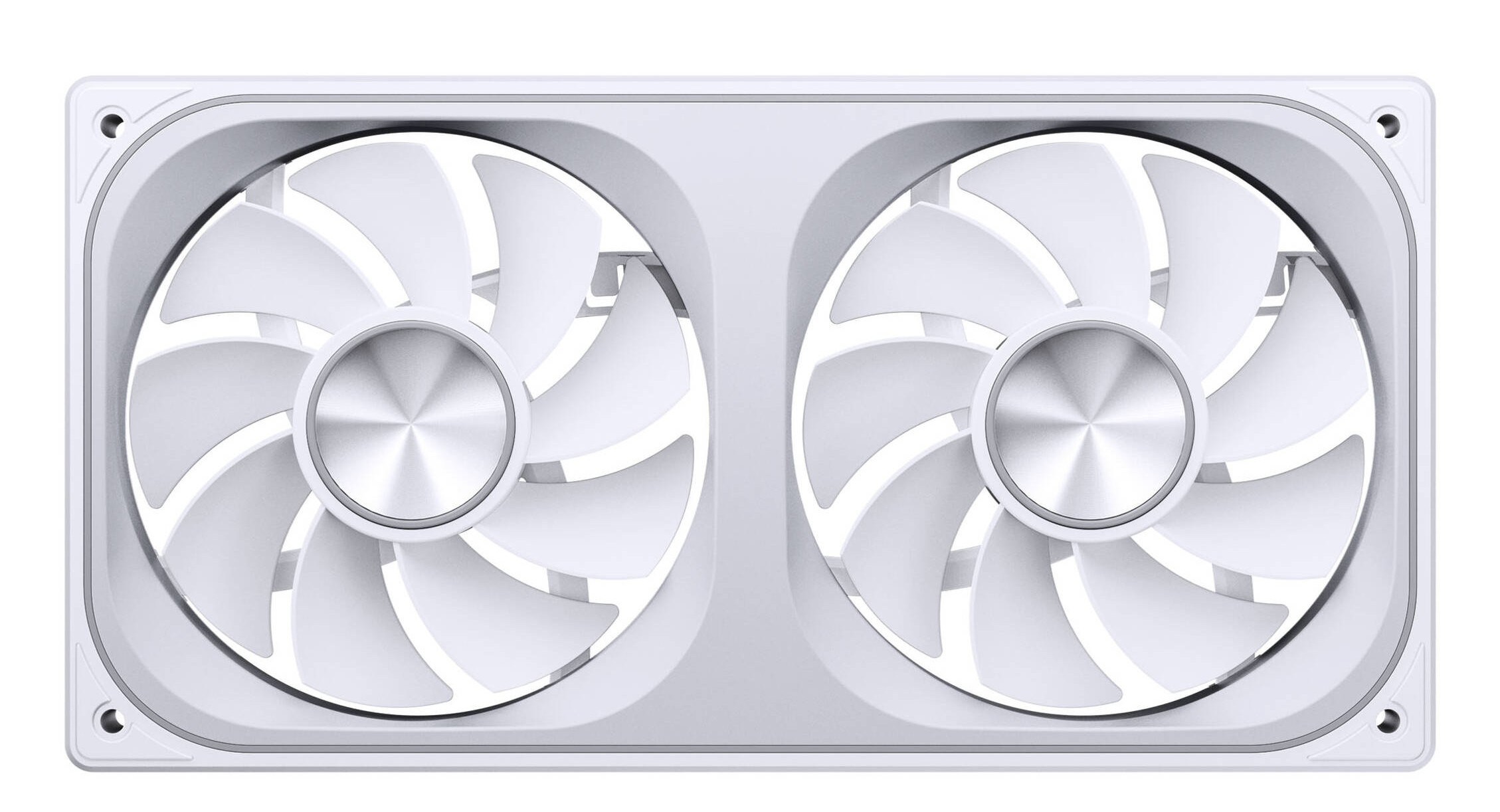 Wentylatory Jonsbo ZA-240 Reverse Blade PWM ARGB biały (2x120mm - 240mm)