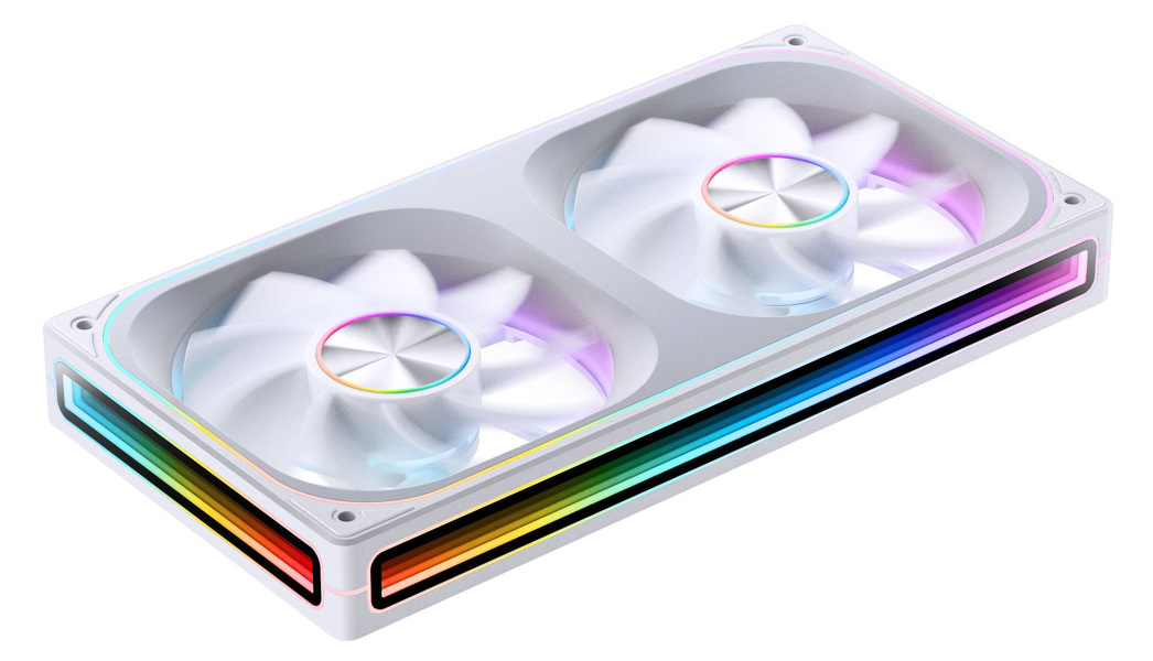 Zdjęcie produktu: Wentylatory Jonsbo ZA-240 Reverse Blade PWM ARGB biały (2x120mm - 240mm)