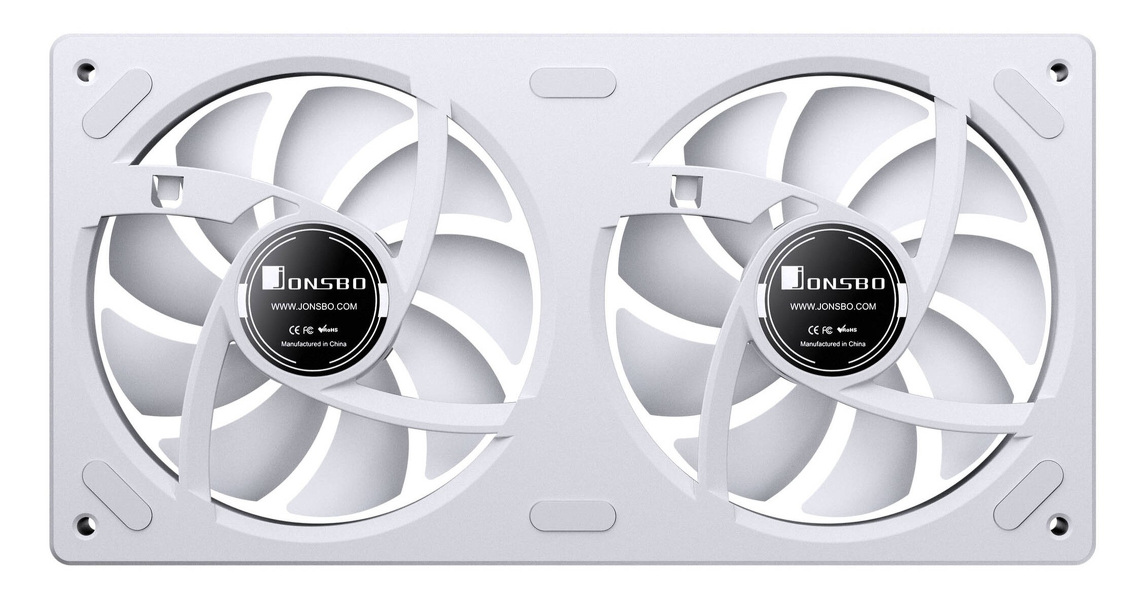 Zdjęcie produktu: Wentylatory Jonsbo ZA-240 Reverse Blade PWM ARGB biały (2x120mm - 240mm)
