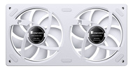 Miniatura zdjęcia: Wentylatory Jonsbo ZA-240 Reverse Blade PWM ARGB biały (2x120mm - 240mm)