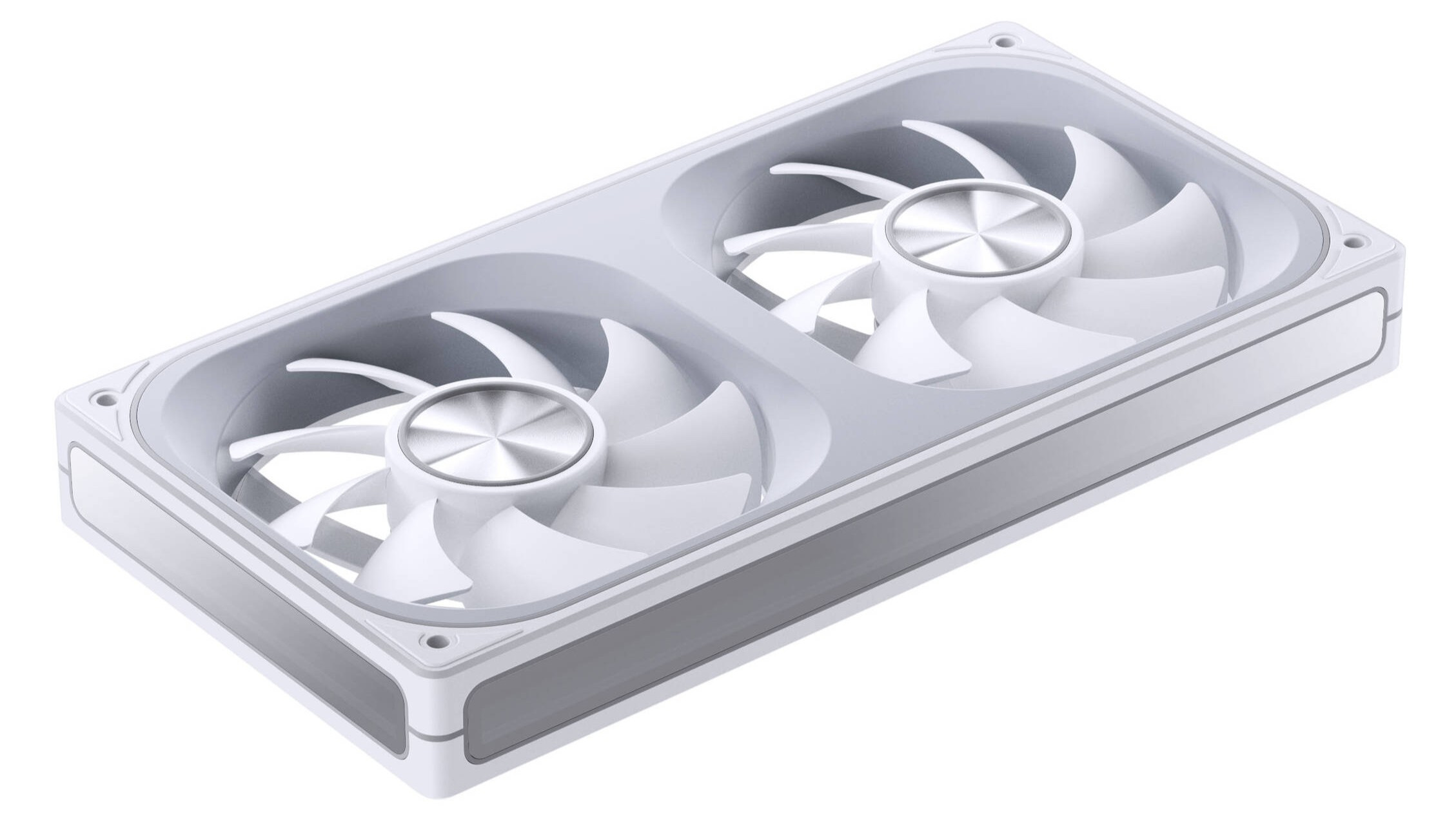 Wentylatory Jonsbo ZA-240 PWM ARGB biały (2x120mm - 240mm)