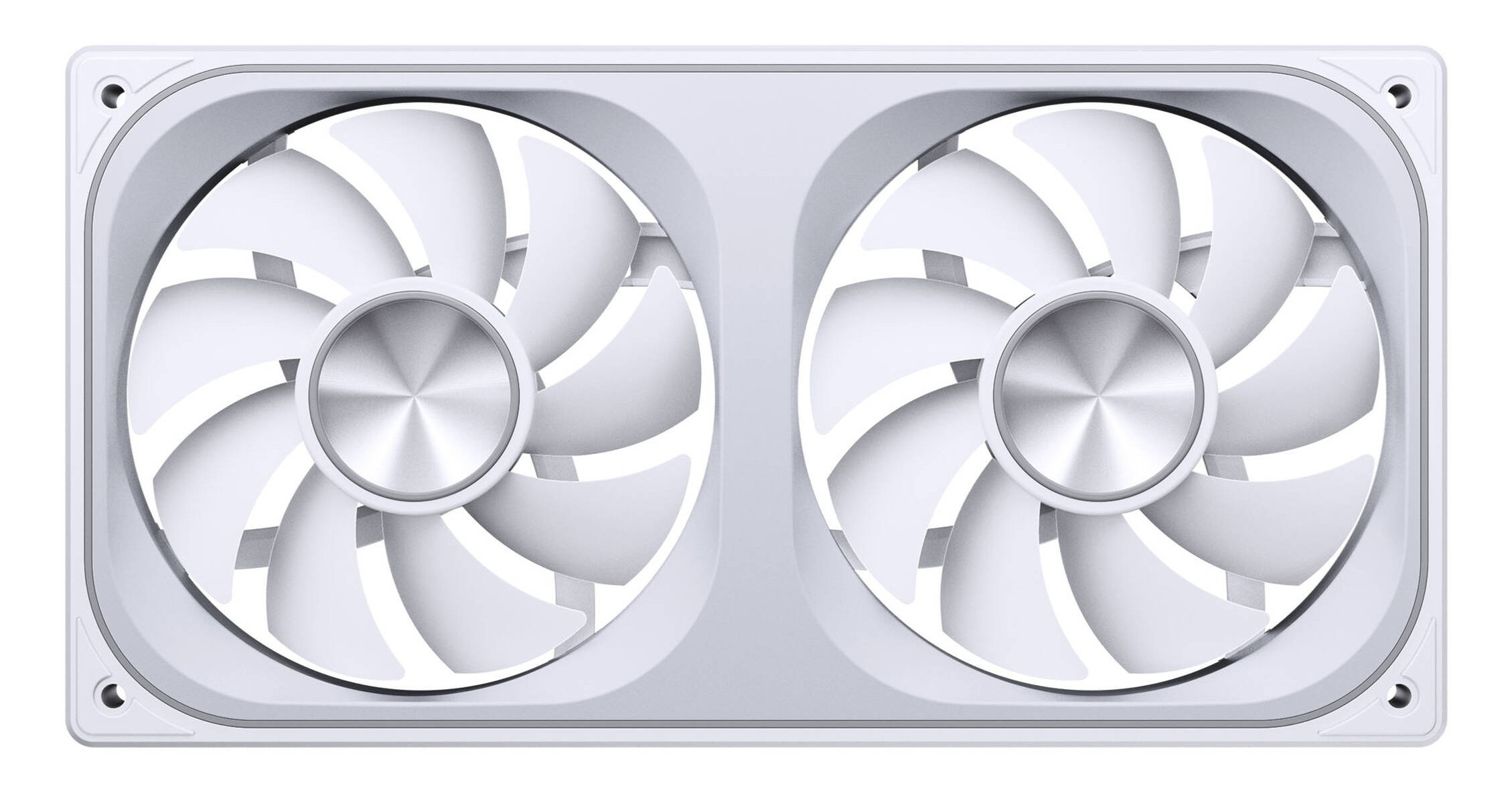 Wentylatory Jonsbo ZA-240 PWM ARGB biały (2x120mm - 240mm)
