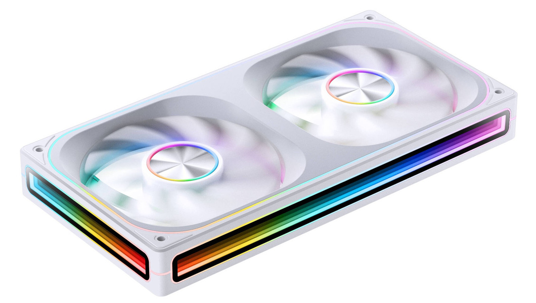 Zdjęcie produktu: Wentylatory Jonsbo ZA-240 PWM ARGB biały (2x120mm - 240mm)