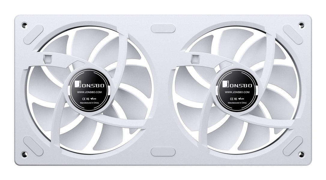 Zdjęcie produktu: Wentylatory Jonsbo ZA-240 PWM ARGB biały (2x120mm - 240mm)