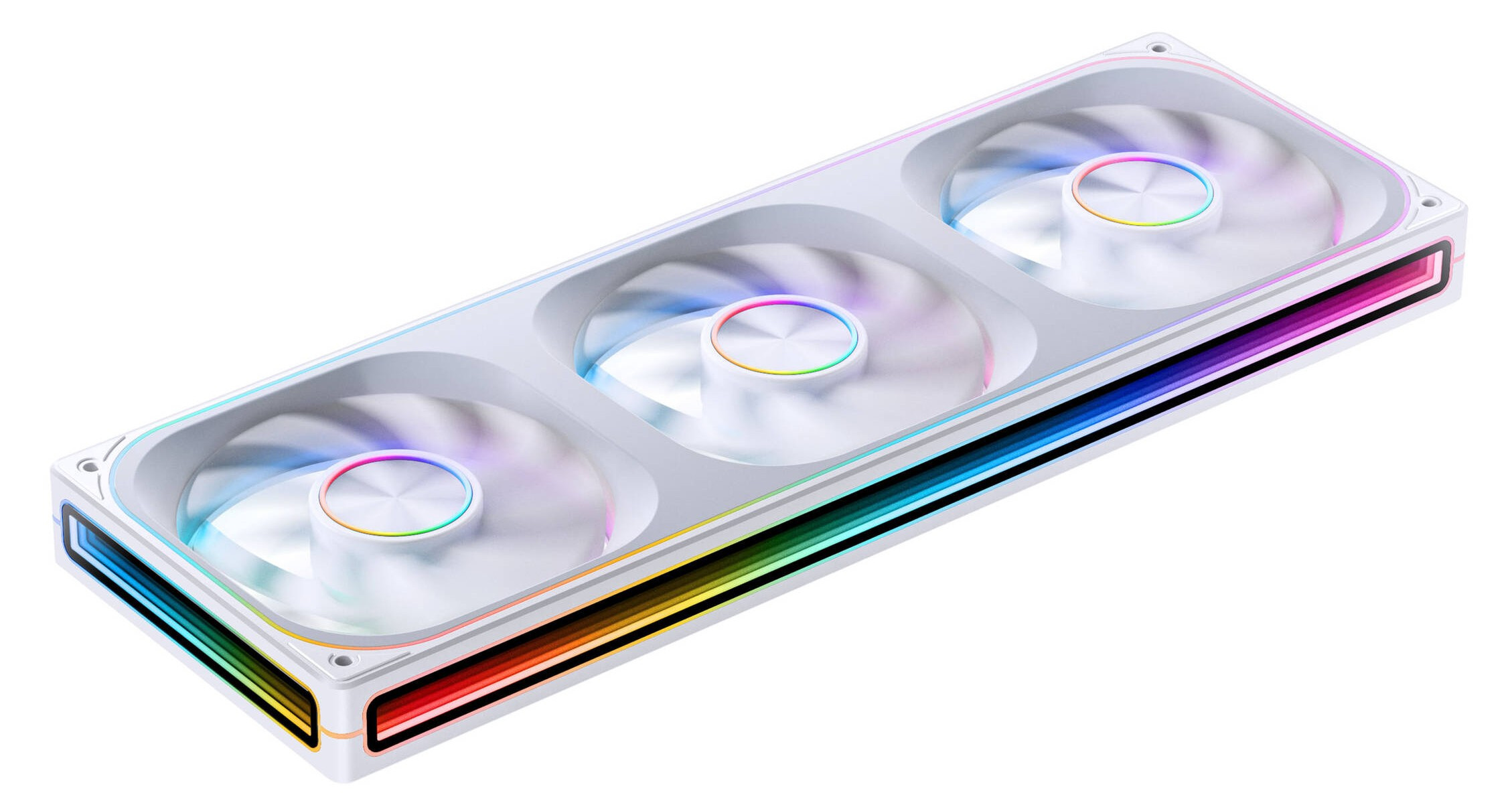 Wentylatory Jonsbo ZA-360 PWM ARGB biały (3x120mm - 360mm) Wentylatory Jonsbo ZA-360 PWM ARGB biały (3x120mm - 360mm)