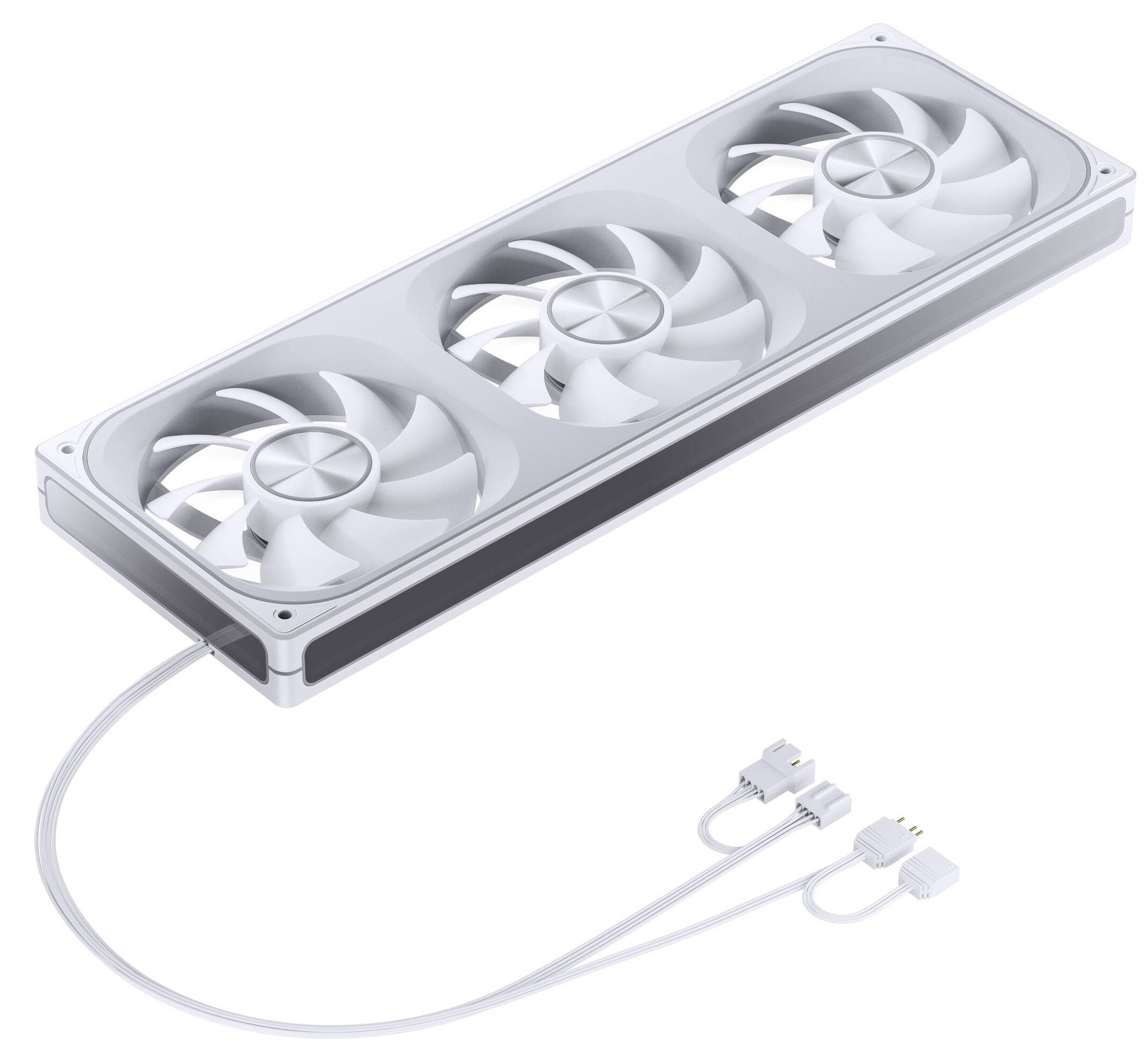 Wentylatory Jonsbo ZA-360 PWM ARGB biały (3x120mm - 360mm) Wentylatory Jonsbo ZA-360 PWM ARGB biały (3x120mm - 360mm)