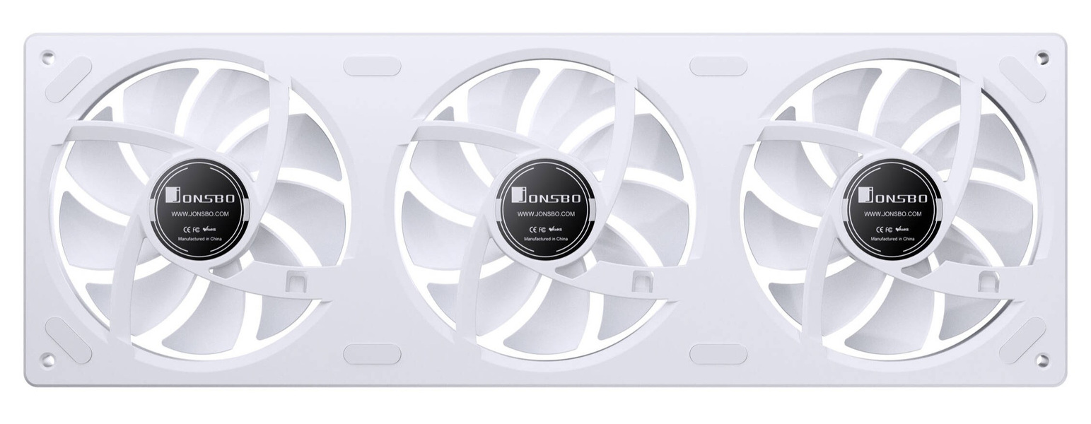 Zdjęcie produktu: Wentylatory Jonsbo ZA-360 PWM ARGB biały (3x120mm - 360mm) Zdjęcie produktu: Wentylatory Jonsbo ZA-360 PWM ARGB biały (3x120mm - 360mm)