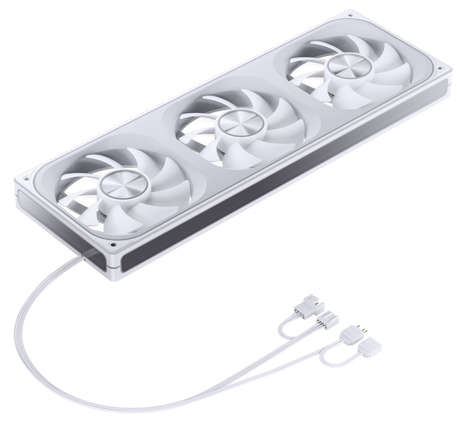 Zdjęcie produktu: Wentylatory Jonsbo ZA-360 PWM ARGB biały (3x120mm - 360mm) Zdjęcie produktu: Wentylatory Jonsbo ZA-360 PWM ARGB biały (3x120mm - 360mm)