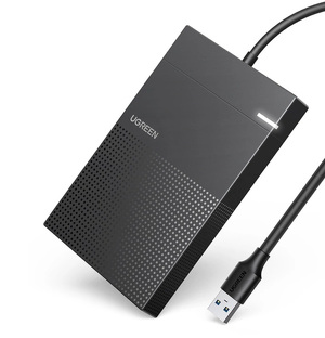 Miniatura produktu: Obudowa zewnętrzna na dysk 2,5" HDD/SSD UGREEN SATA 2.5'' do 6TB USB-C 3.0 czarny (US221)