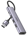 Miniatura zdjęcia: HUB USB - 4x USB 3.0 szary Ugreen (CM473 20805)