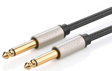 Miniatura zdjęcia: Kabel mono TS jack 6,35mm / jack 6,35mm Ugreen 2m - szary (AV128 10638)