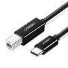 Miniatura zdjęcia: Kabel USB-C do USB-B 2.0 (do drukarki) Ugreen US241, 1m (czarny)