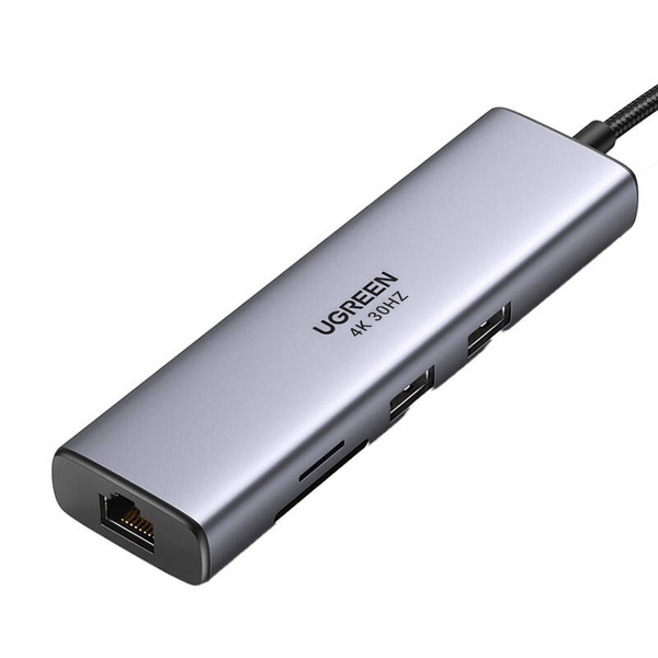 Zdjęcie produktu: HUB USB-C- 2x USB-A 3.0/HDMI/RJ45/czytnik kart SD CM512 Zdjęcie produktu: HUB USB-C- 2x USB-A 3.0/HDMI/RJ45/czytnik kart SD CM512