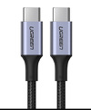 Kabel przewód USB Typ-C do Typ-C 100cm Ugreen US316 70427 PD QC FCP 100W 5A 480Mb/s - szary