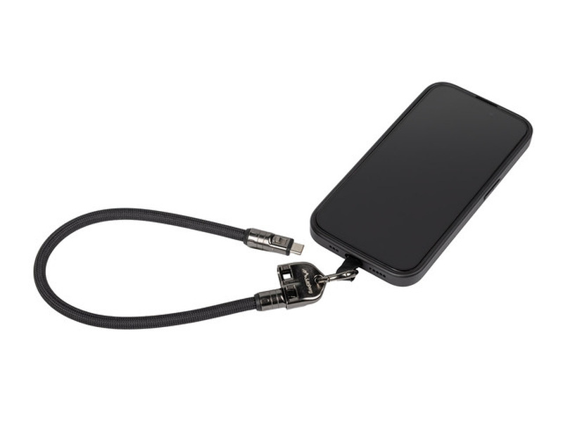 Zdjęcie produktu: Kabel USB-C M/M smycz / brelok 0.3M 240W Lanberg -  czarny