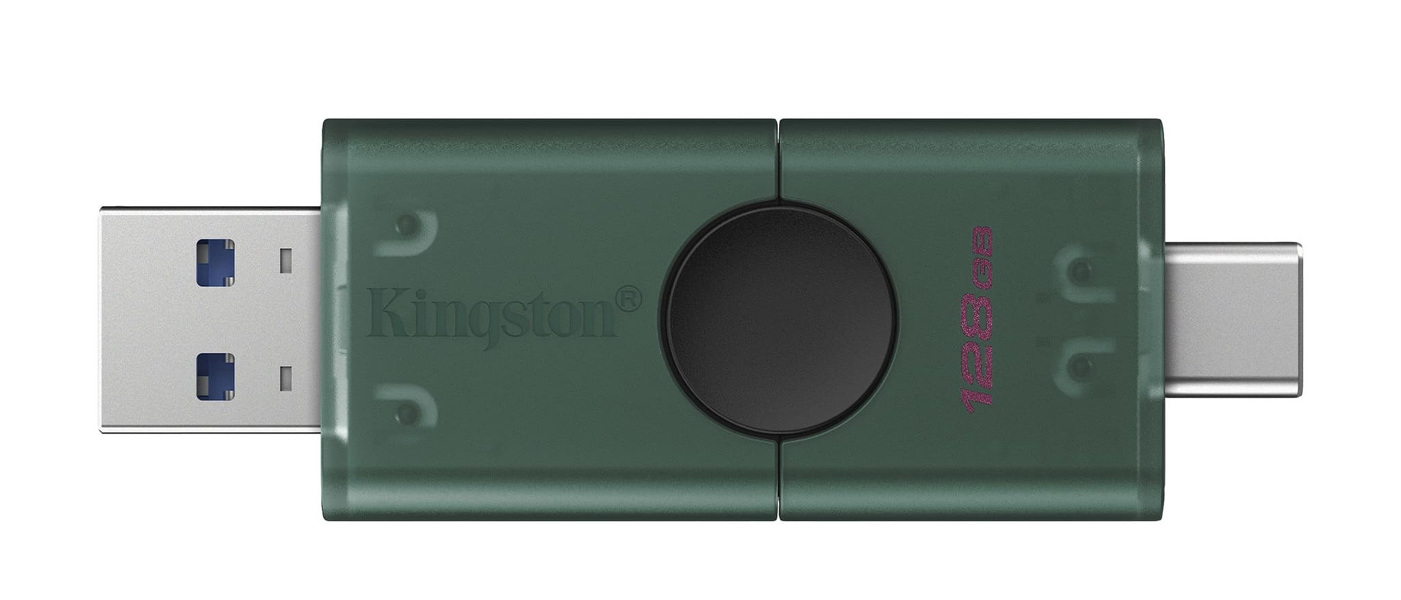 Zdjęcie produktu: Pendrive Kingston 128GB USB 3.2 DataTraveler DuoG2 DTDEG2/128GB