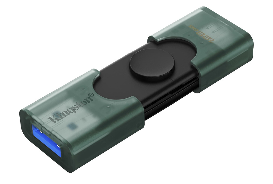 Zdjęcie produktu: Pendrive Kingston 128GB USB 3.2 DataTraveler DuoG2 DTDEG2/128GB
