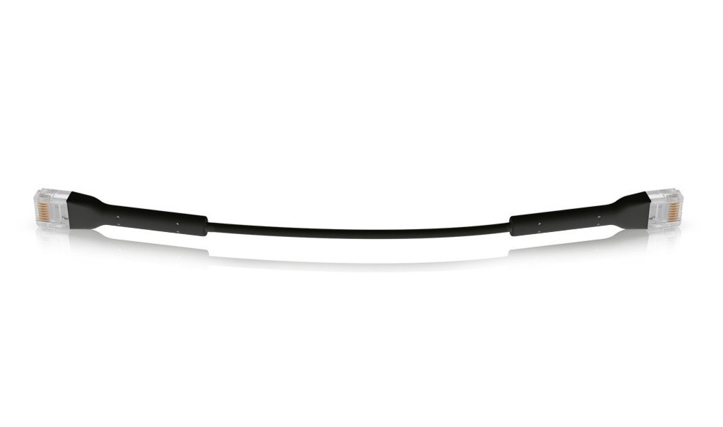 Ubiquiti UniFi Patch Cable patchcord LAN 0.1m Cat6 Czarny U-Cable-Patch-RJ45-BK